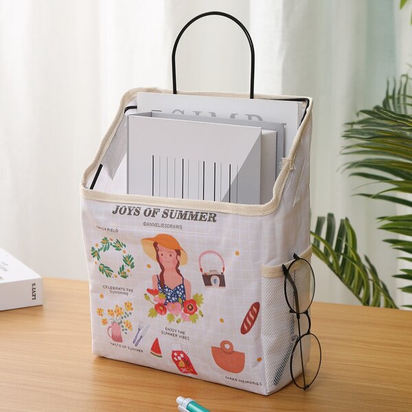 

1pc Figure Graphic Hanging Storage Bag, Multicolor