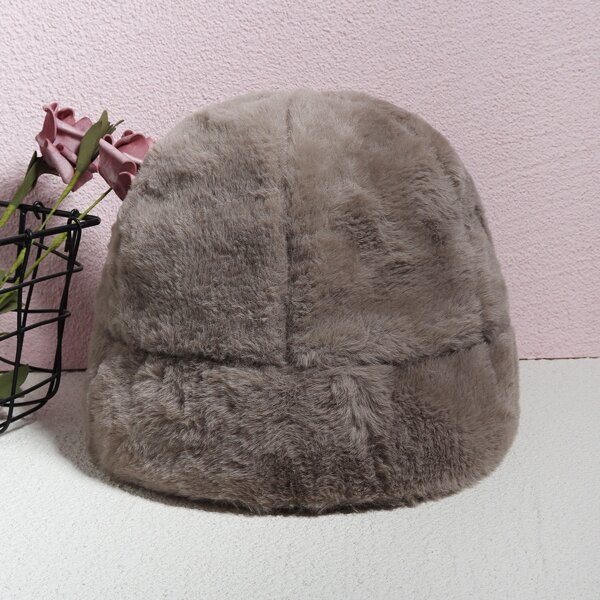 

Simple Fluffy Hat, Grey