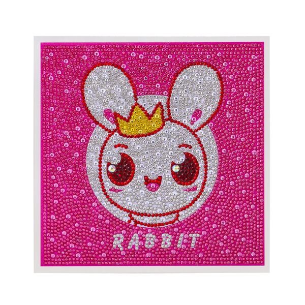 

Rabbit Print Kids DIY Diamond Painting, Multicolor
