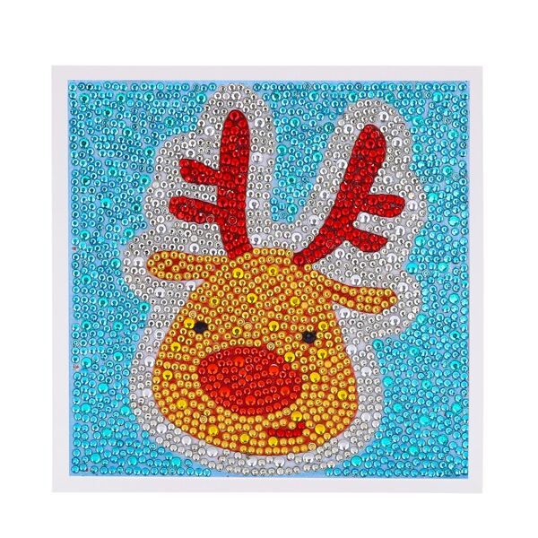 

Deer Print Kids DIY Diamond Painting, Multicolor