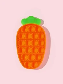 Carrot Shaped Push Pop Bubble - Multicolor - View 2