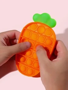 Carrot Shaped Push Pop Bubble - Multicolor - View 3