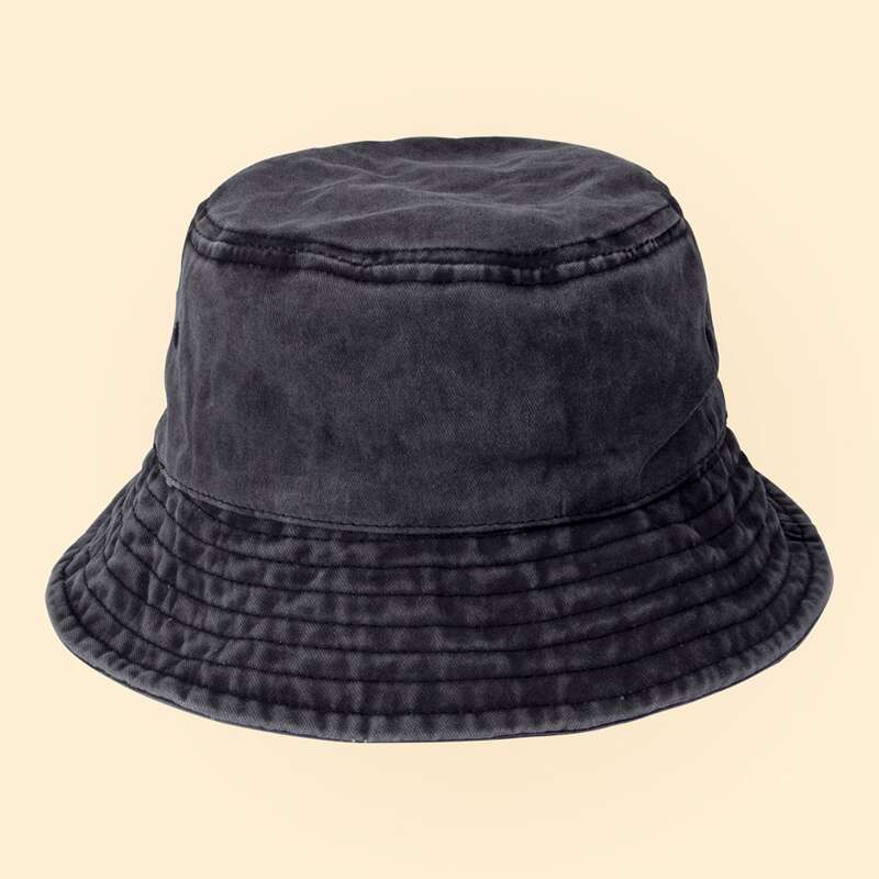 

Solid Bucket Hat, Black