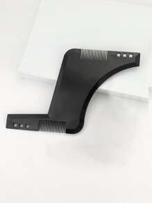 1pc Men Beard Comb - Black - View 2