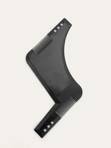 1pc Men Beard Comb - Black - View 4