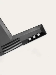 1pc Men Beard Comb - Black - View 5