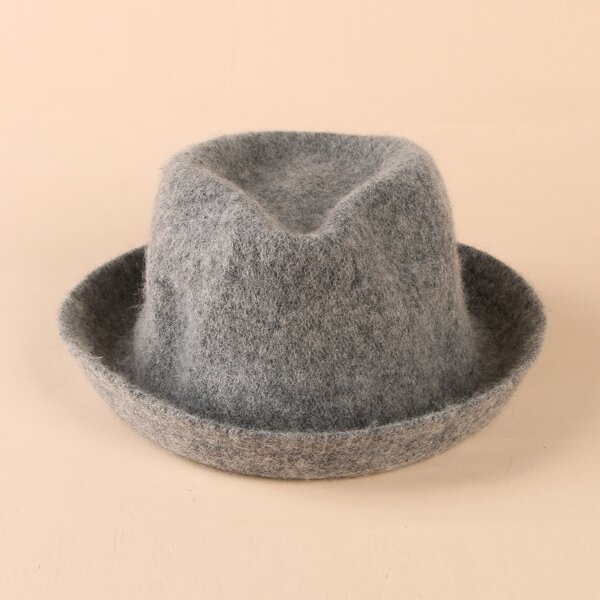 

Toddler Kids Woolen Hat, Light grey
