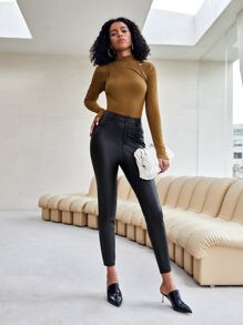 BizChic PU皮革緊身褲