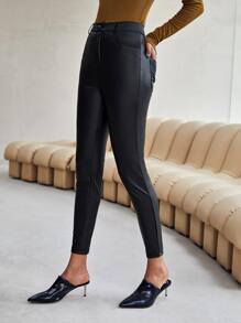 BizChic PU皮革緊身褲