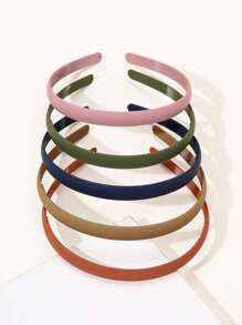 5 chiếc Băng đô rắn tối giản - Nhiều màu - Xem 1