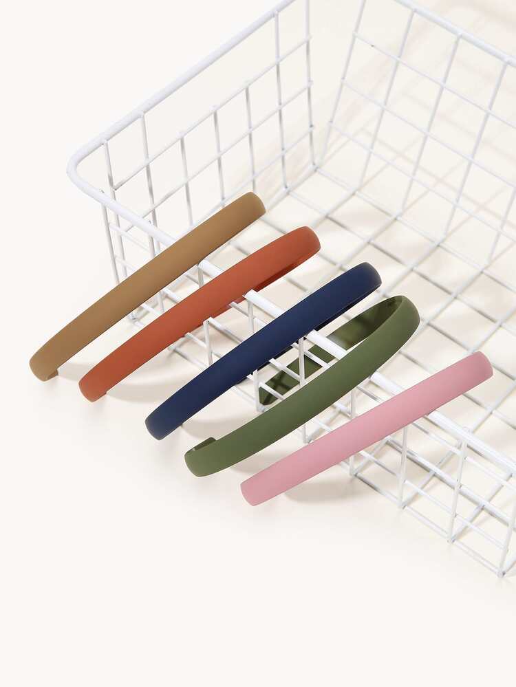 5 chiếc Băng đô rắn tối giản - Nhiều màu - Xem 2