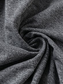 SHEIN LUNE Plus Waterfall Collar Open Front Coat - Grey - View 3