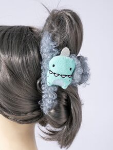 Dinosaur Decor Hair Claw - Multicolor - View 2