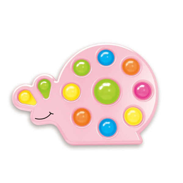 

Snail Shaped Push Pop Bubble, Multicolor