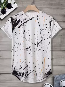 Manfinity LEGND Tops Nam Cao thấp Đồ họa Giải trí - trắng - Xem 1