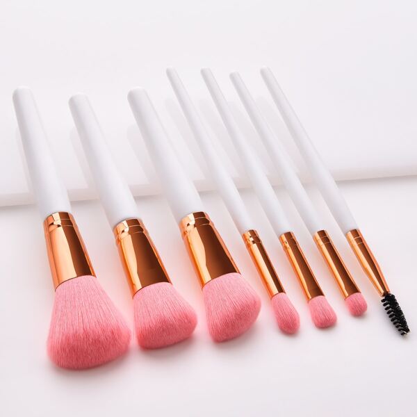 

7pcs Makeup Brush Set, White