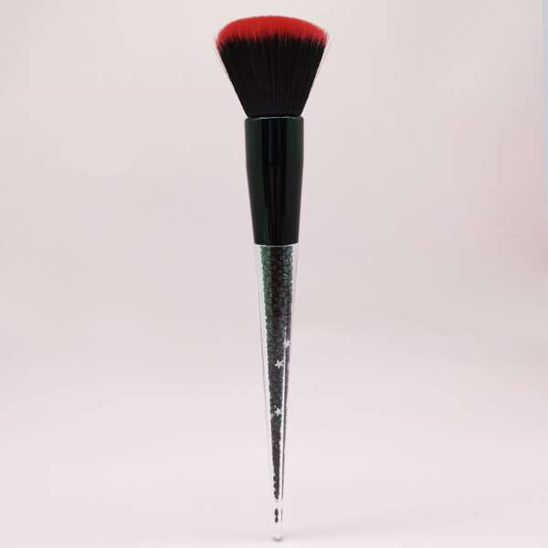 

1pc Plain Powder Brush, Black