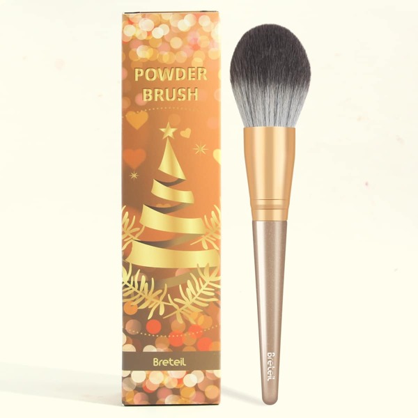 

1pc Christmas Blush Brush, Gold