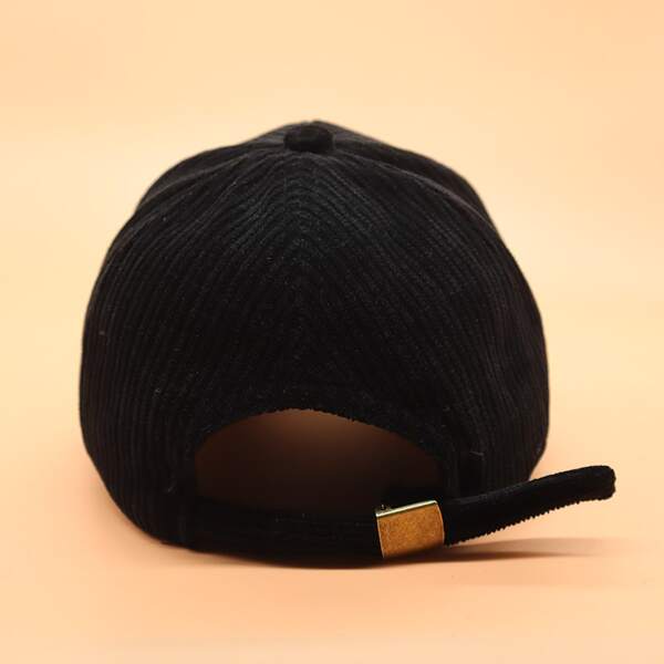 

Letter Graphic Baseball Cap, Black