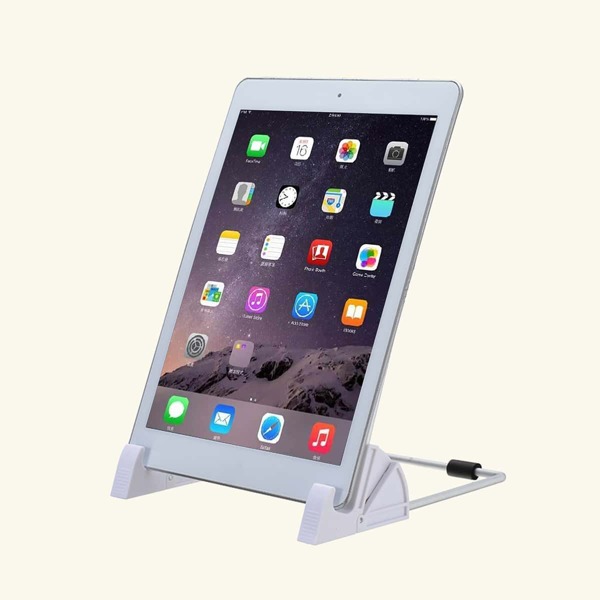 

1pc Minimalist Desktop Tablet Holder, White