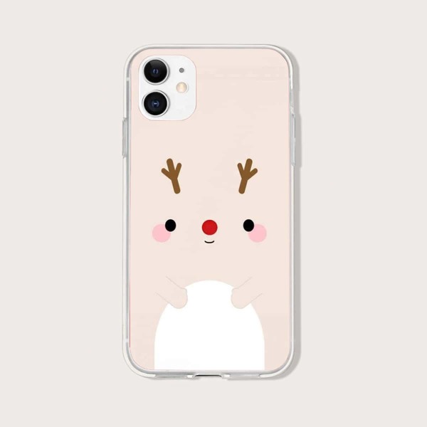 

Cartoon Elk Phone Case, Multicolor