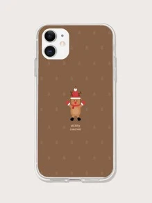 聖誕麋鹿手機外殼 - 彩色 - 查看 1