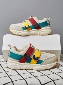 小男童字母圖案魔術貼運動鞋 - 彩色 - 查看 3