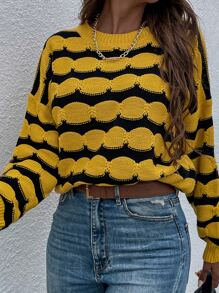 Áo len nữ In chữ V Giải trí - Nhiều màu - Xem 1