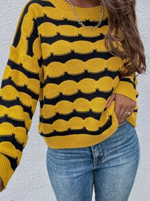 Áo len nữ In chữ V Giải trí - Nhiều màu - Xem 6