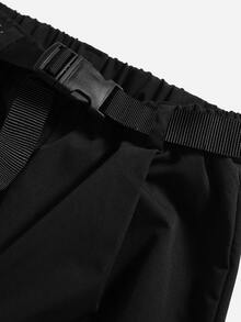 Girls Letter Graphic Hoodie & Joggers - Black and White - View 4