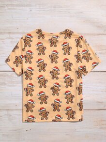 Plus Christmas Print Tee - Multicolor - View 2