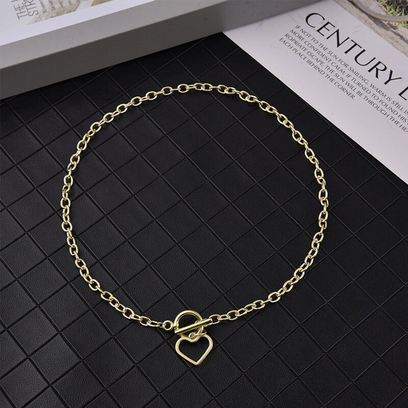 

Heart Chain Necklace, Gold