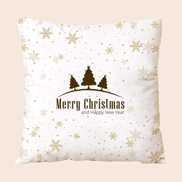 

Christmas Slogan Graphic Unframed Painting, Multicolor