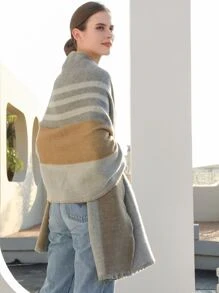 Khăn quàng cổ sọc - Nhiều màu - Xem 2