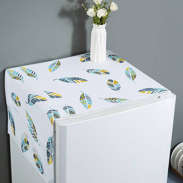 

1pc Random Pattern Refrigerator Cover, Multicolor