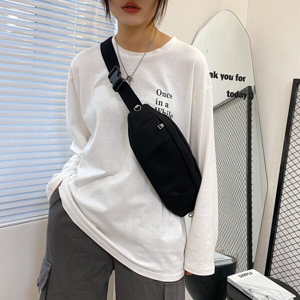 

Minimalist Fanny Pack, Black