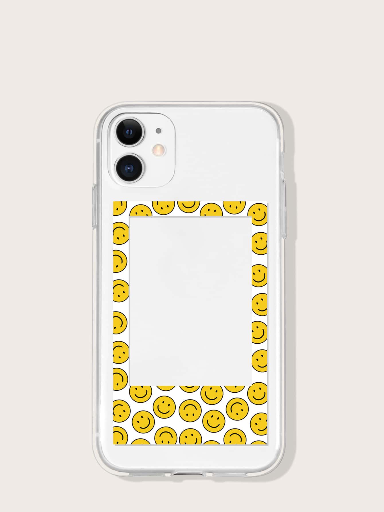 cara de dibujos animados Marco para fotos Funda de celular transparente - Multicolor - Ver 1