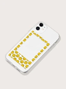 cara de dibujos animados Marco para fotos Funda de celular transparente - Multicolor - Ver 2