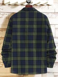 Manfinity Áo sơ mi Nam Nút phía trước Sọc ca rô Sẵn sàng - Nhiều màu - Xem 2