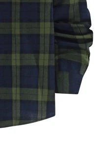 Manfinity Áo sơ mi Nam Nút phía trước Sọc ca rô Sẵn sàng - Nhiều màu - Xem 3