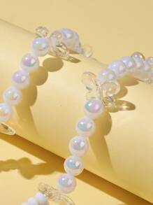 1入組釘珠DIY首飾配件 - 白色 - 查看 5