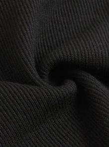 SHEIN 小女童不對稱背心和荷葉邊襯衫洋裝 - 黑與白 - 查看 4