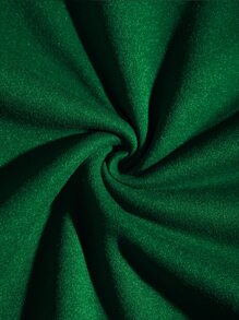 SHEIN EZwear 字母图案立领保暖内衬连帽衫毕业典礼、返校服装、毕业典礼、女士教师服装、返校套头衫秋季服装