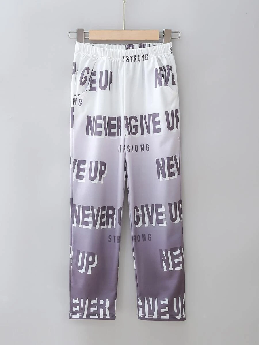 Quần thể thao Con gái Lá thư Ombre - Nhiều màu - Xem 1