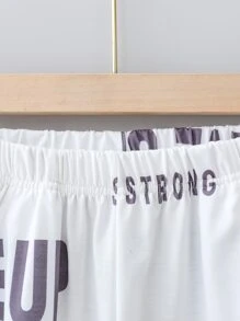 Quần thể thao Con gái Lá thư Ombre - Nhiều màu - Xem 3