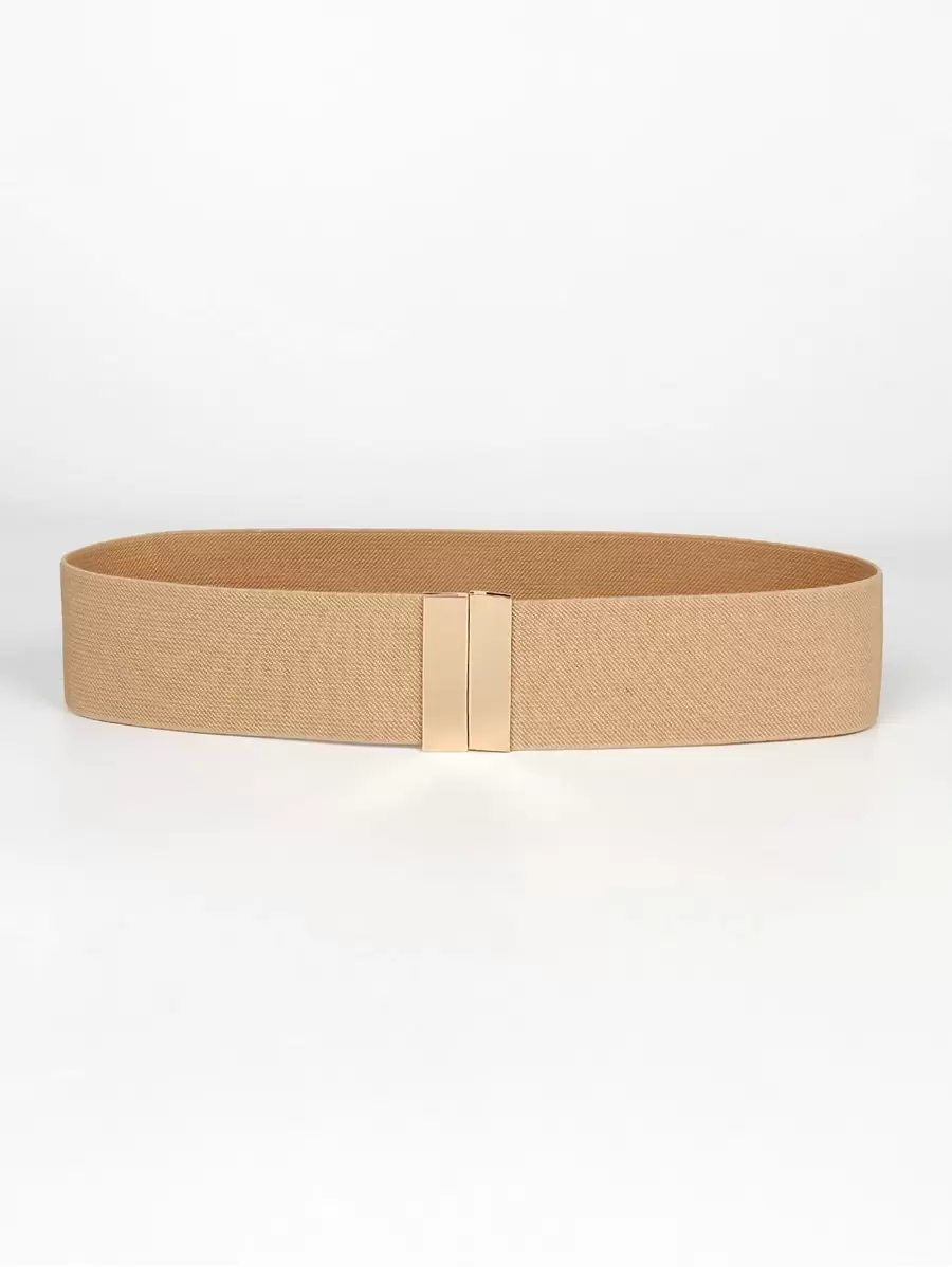 Metal Buckle Belt Halloween Summer, School Fall, Autumn, Halloween - Beige - View 1