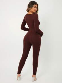 SHEIN SXY 圆领紧身连衣裤