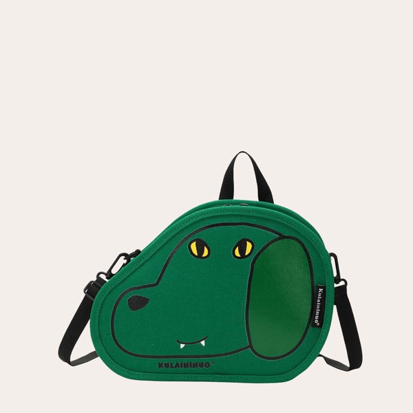

Cartoon Graphic Novelty Bag, Green