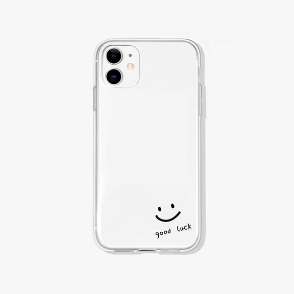 

Cartoon Face Clear Phone Case