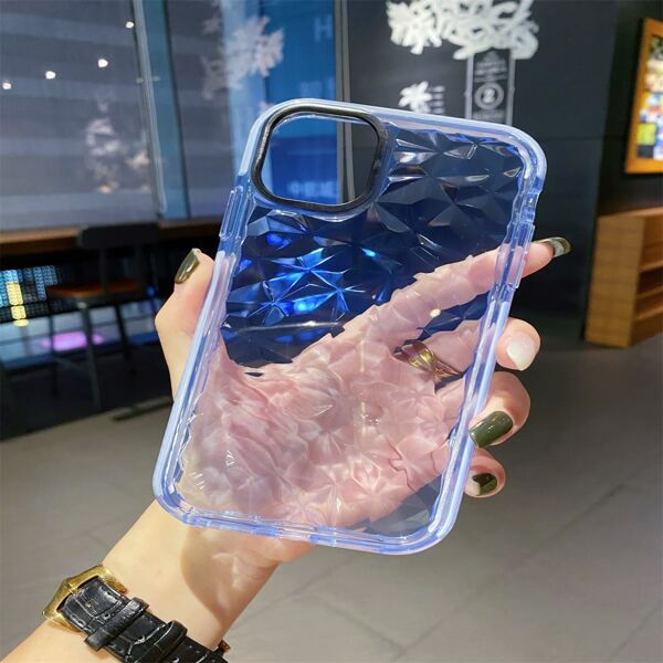 

3D Чехол для телефона алмазный текстурированный, Синий
